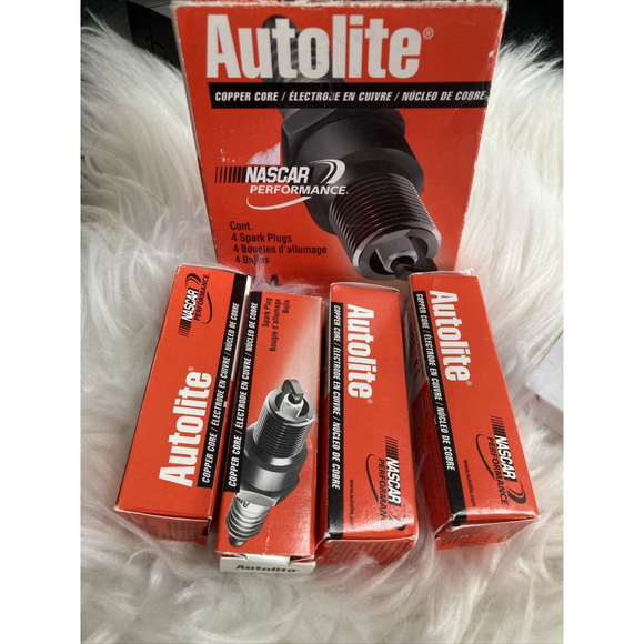 764 Spark Plugs Autolite Brand Single 4 Pack New NASCAR Performance Copper Core - Picture 1 of 5
